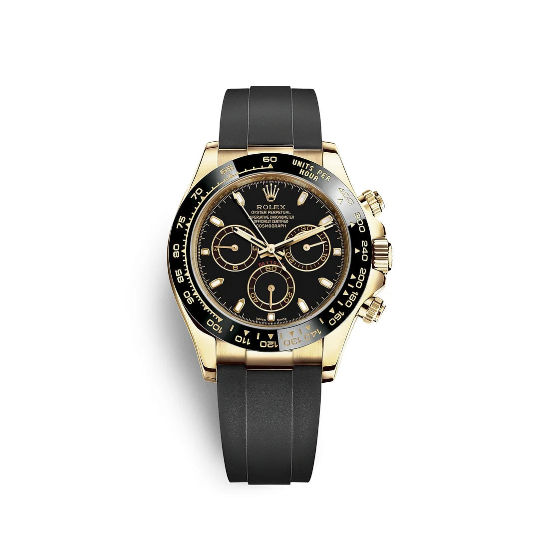 Luxury Watches Black Yellow Gold 40mm