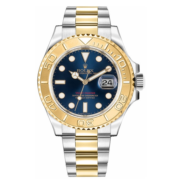 Yacht-Master Yellow Gold Bezel Blue Dial 40mm