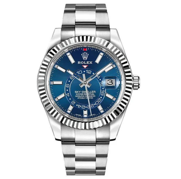 Luxury Watches Blue Dial 42mm