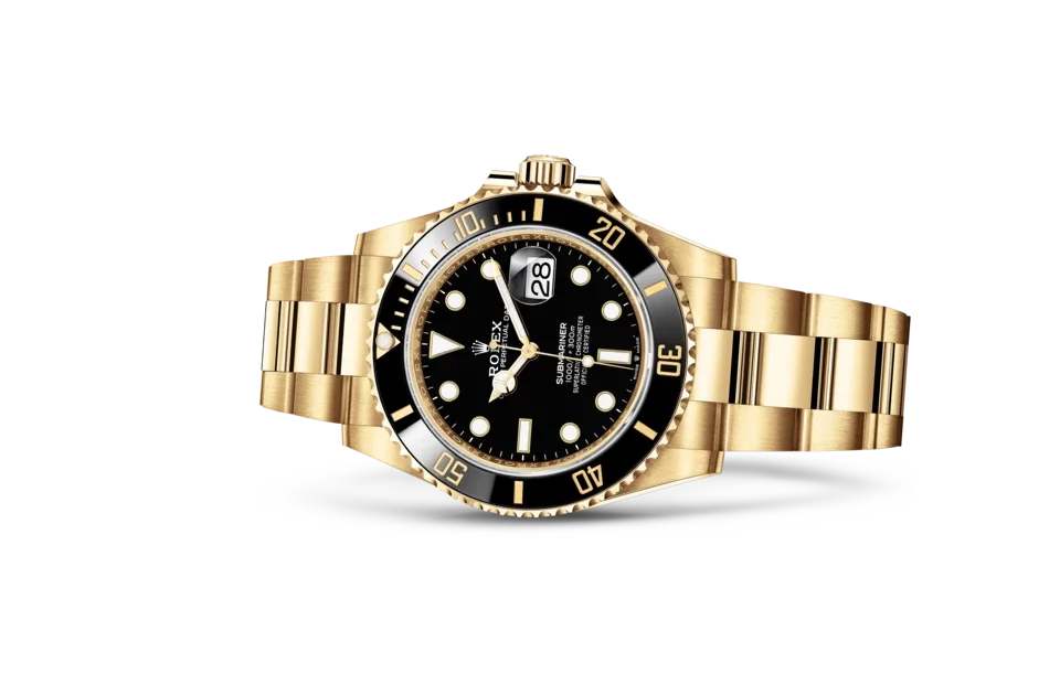 Submariner Date Black Dial Yellow Gold 41mm