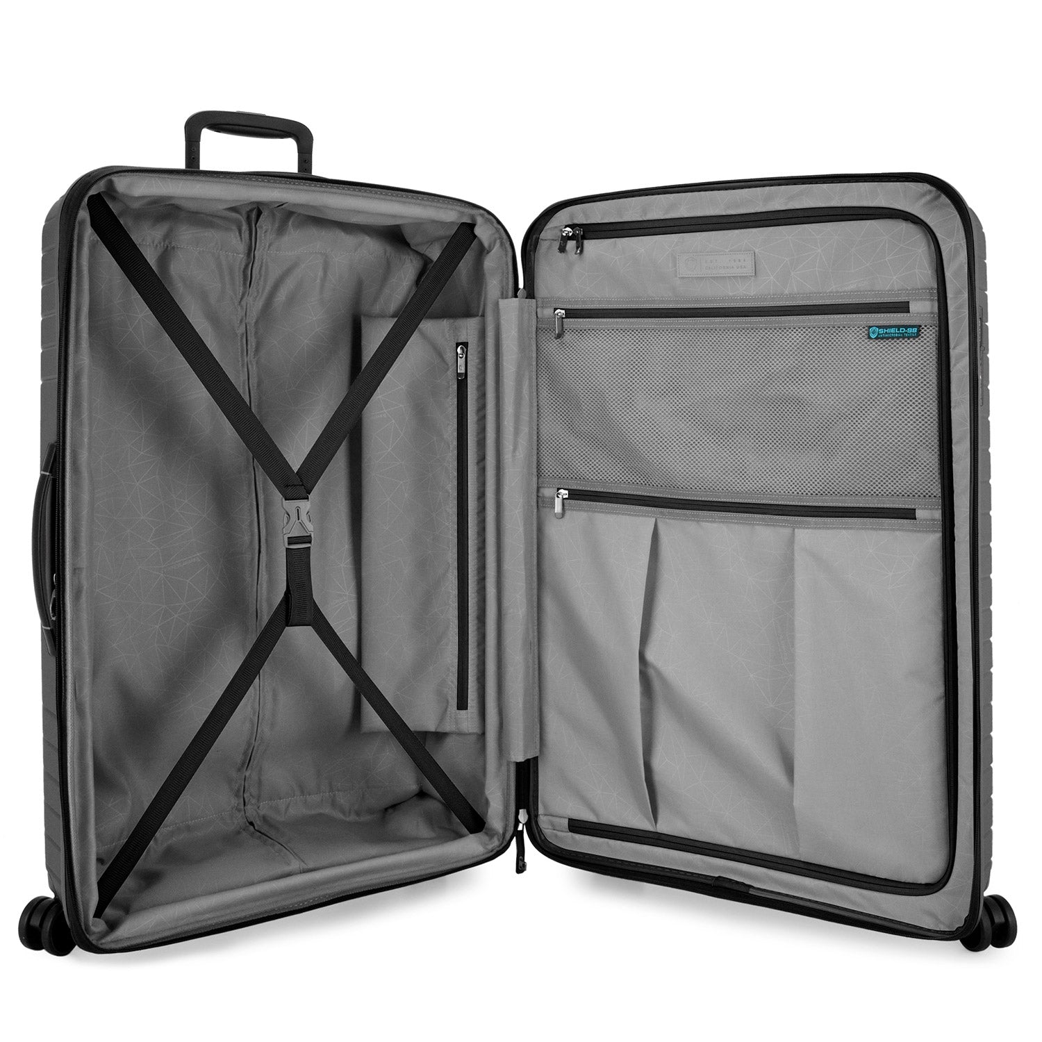 Vale 3 Piece Set Luggage Suitcase w/ Built In USB Port in Carry On