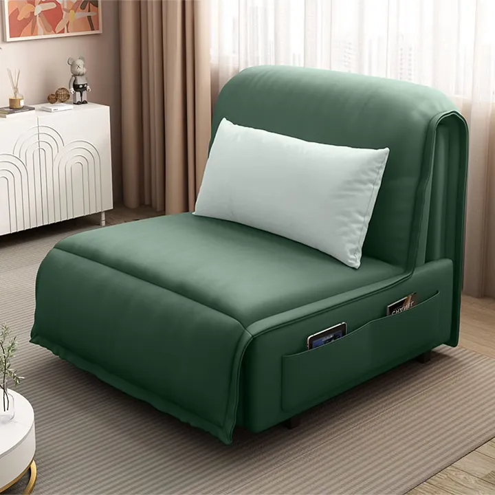 Folding Electric Sofa Bed With Metal Mechanism - Fully Automatic & Electrically Operated Through A Remote