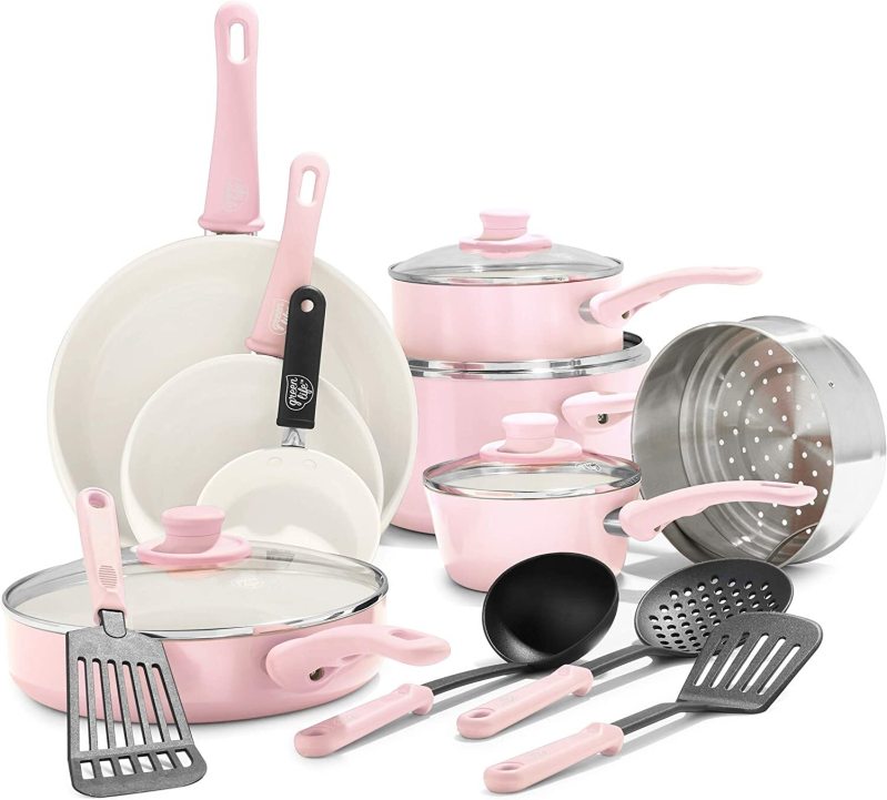 [🔥Limited time offer, today only! ]Ceramic non-stick cookware set-16 pieces