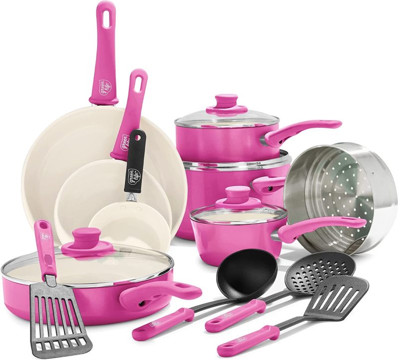 [🔥Limited time offer, today only! ]Ceramic non-stick cookware set-16 pieces