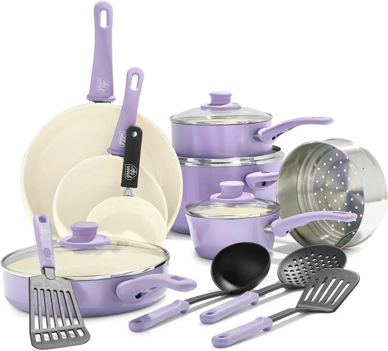 [🔥Limited time offer, today only! ]Ceramic non-stick cookware set-16 pieces