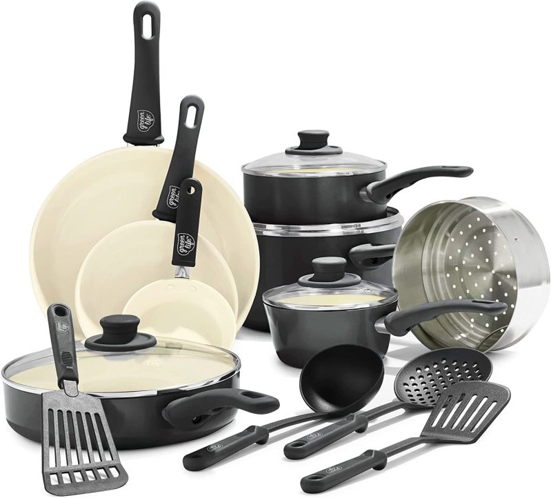 [🔥Limited time offer, today only! ]Ceramic non-stick cookware set-16 pieces