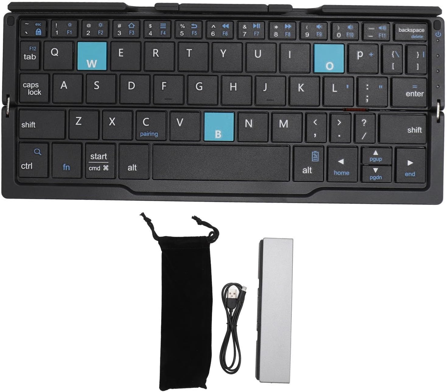 🔥Clear sale, limited stock 🔥foldable bluetooth keyboard, foldable keyboard, portable pocket folding keyboard