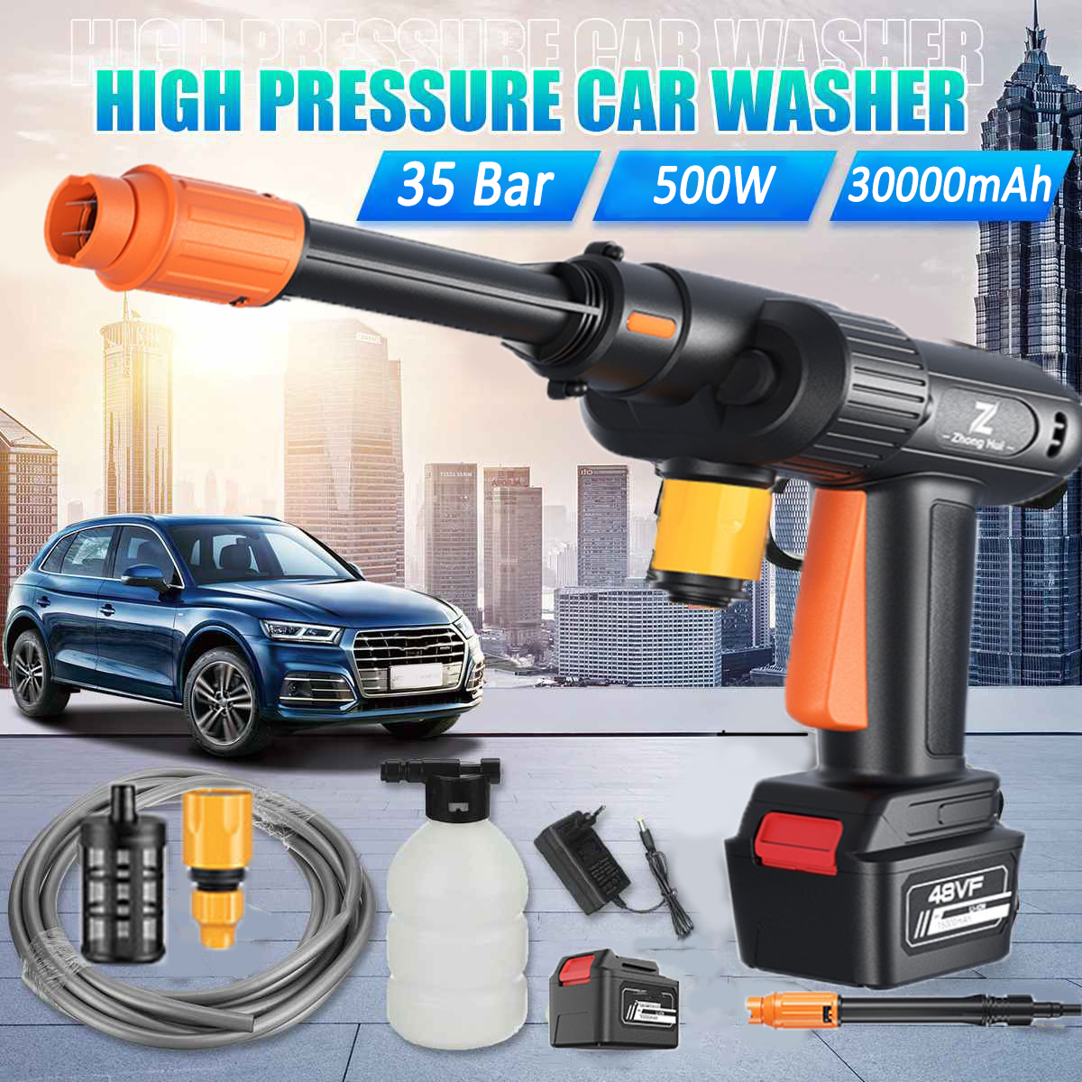 🔥30000mAh High Pressure Cleaner! Buy 1 take 1