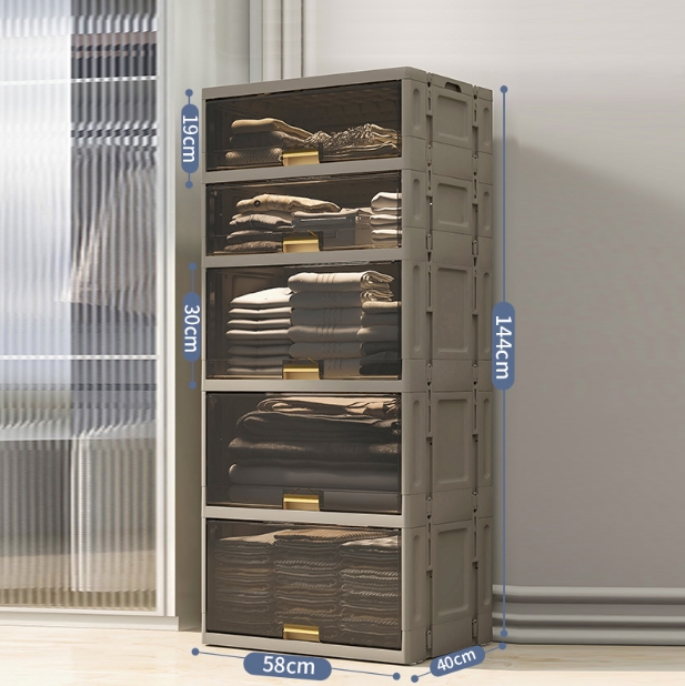 【Buy 1 Get 1 Free】Folding storage cabinet（8-10 layers）