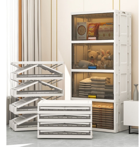 【Buy 1 Get 1 Free】Folding storage cabinet（8-10 layers）