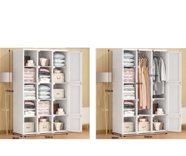 🔥【Buy 1 Get 1 Free】Modern Multifunctional Folding Wardrobe