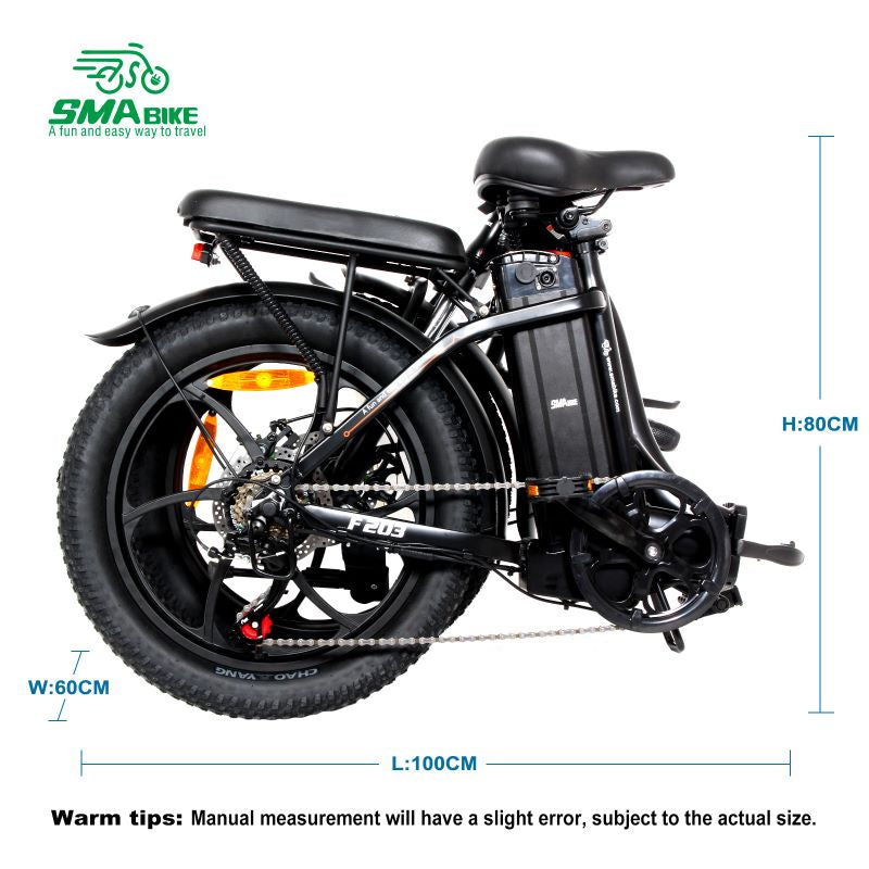 Smabike F203 Folding Step-through Electric Bike 20 inch 250W 36V 15AH 25km/h 120km city bike