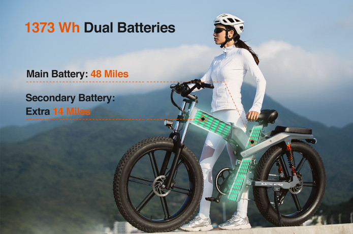 ENGWE X26 ALL-TERRAIN E-BIKE: 62MILE LONGEST RANGE