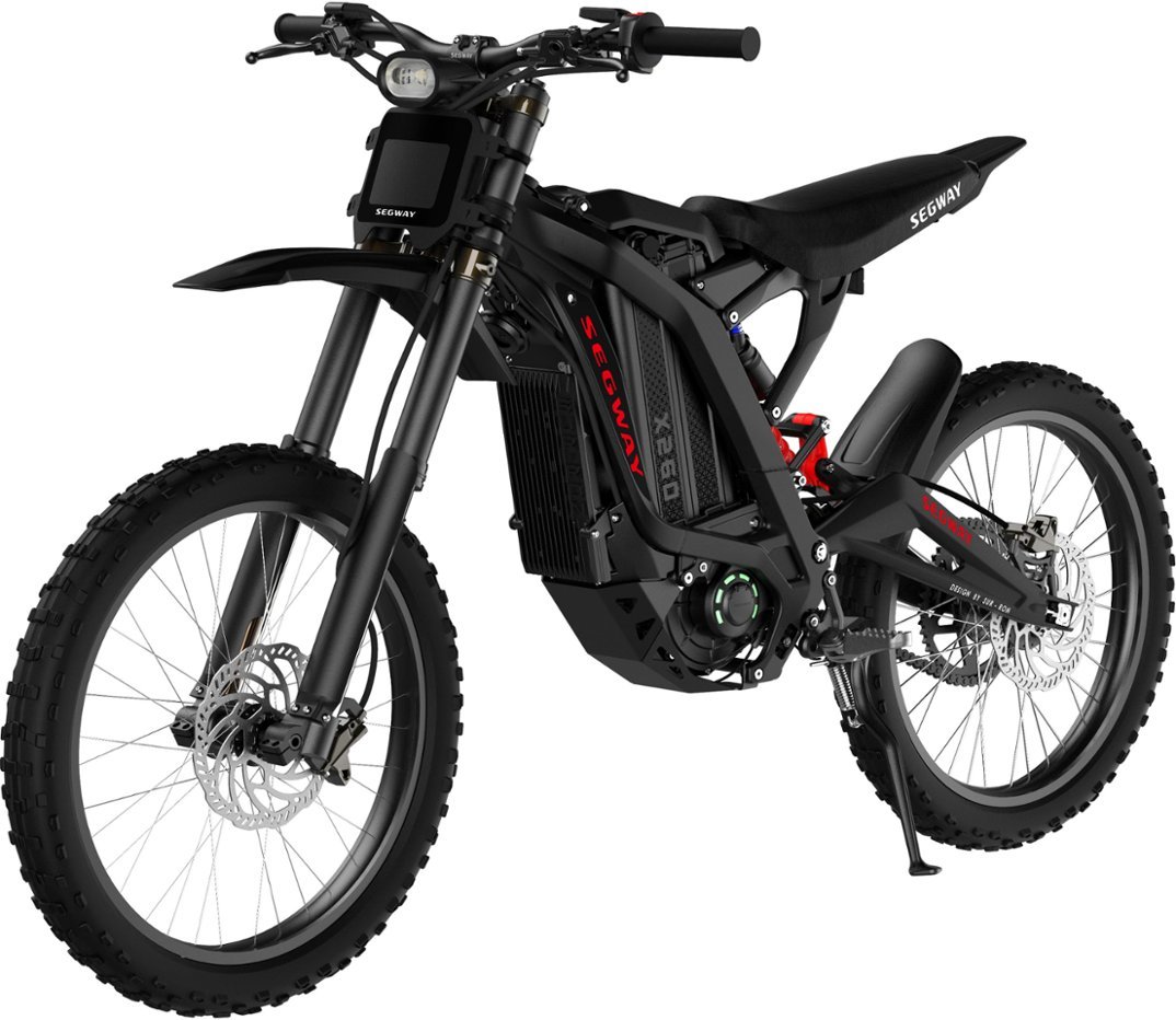 Segway - Dirt eBike x260 w/74.6 mi Max Operating Range & 46.6 mph Max Speed - Black