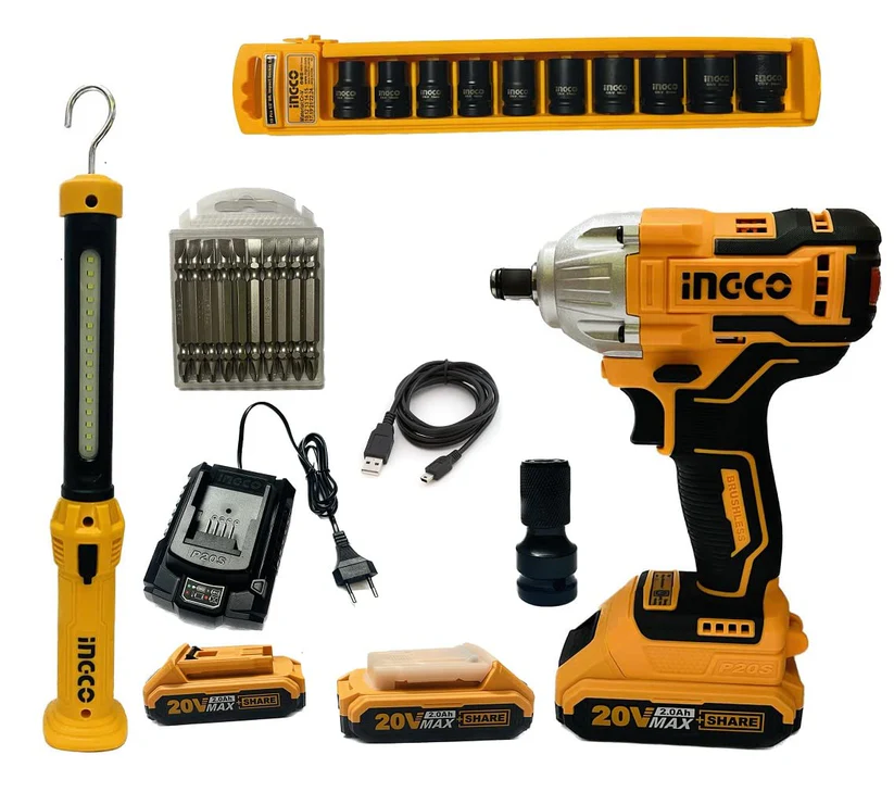 Ingco Cordless Combo Impact Wrench