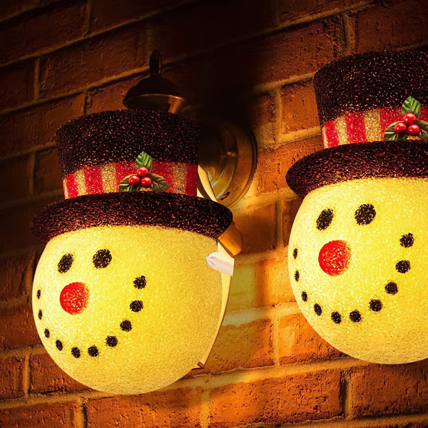 🎁Buy 1 Get 1 Free🎁Snowman Porch Light Covers