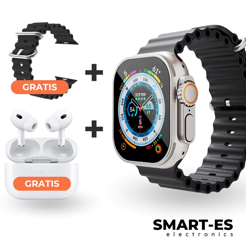 Smart watch + earphones + gift belt