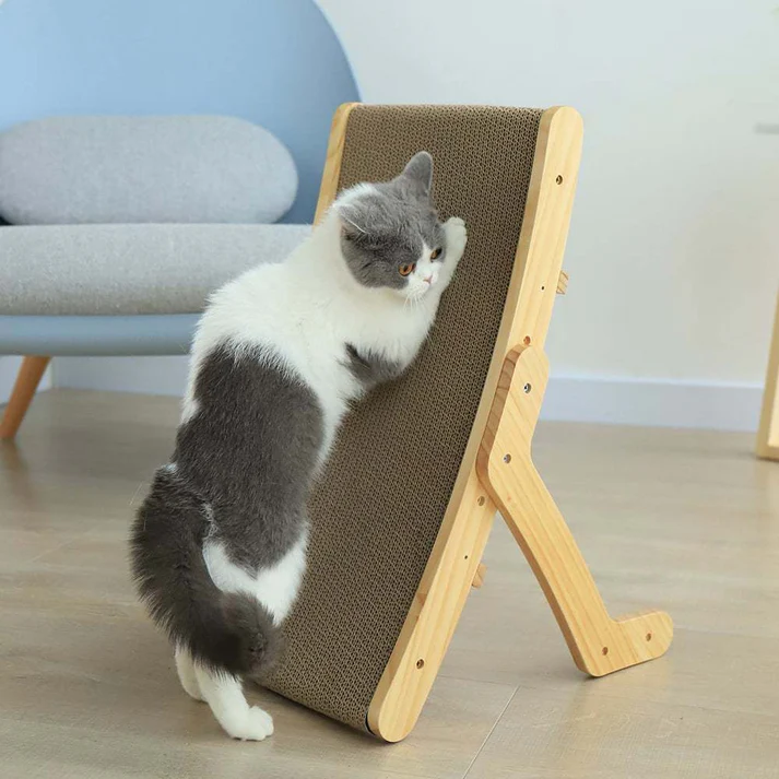 Double Scratch - Double-Sided Cat Scratcher Board With Natural Sisal & Carpet