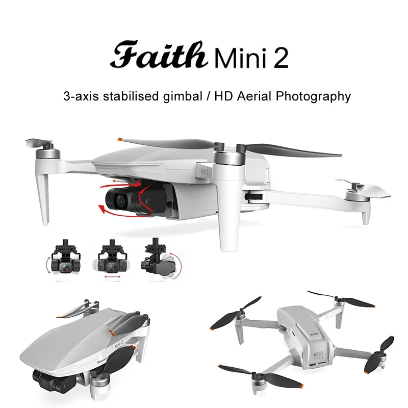 C-FLY Faith Mini 2 Drone 4K Profesional HD Camera FPV Drone 3-Axis Gimbal 240g Foldable Brushless Motor 5KM RC Quadcopte 1435