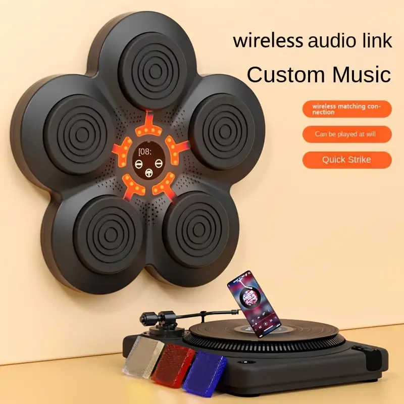 Wireless Music Boxing Target, Boxing Training Equipment, Electric Sound Boxing Pad For Entertainment And Stress Relief