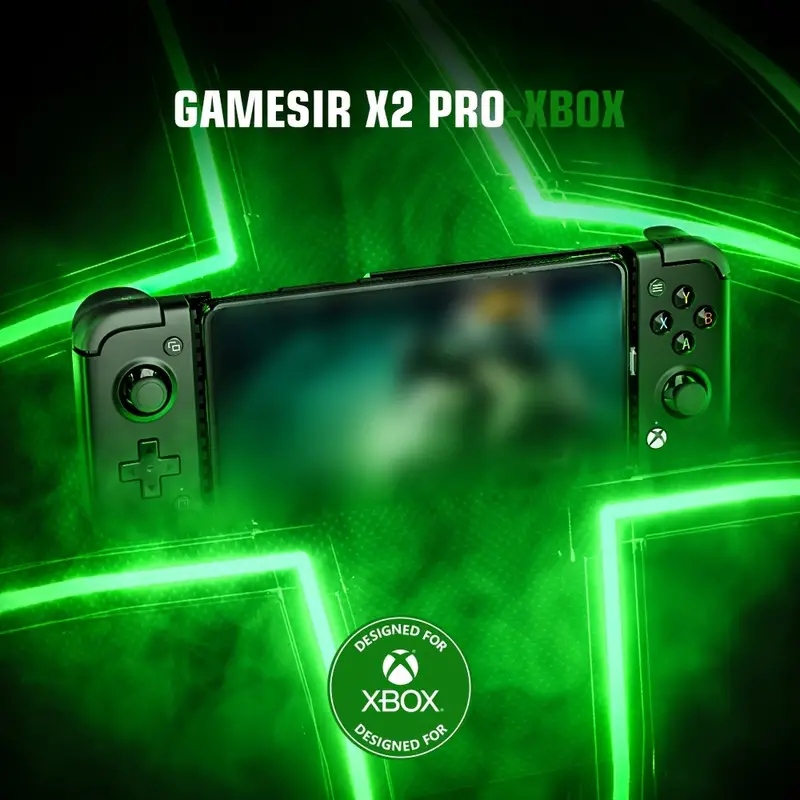 GameSir X2 Pro Mobile Gaming Controller for Android: Xbox Cloud Gaming, Stadia, Luna, with Back Buttons and Detachable ABXY Buttons (1 Month Xbox Game Pass Ultimate Included)