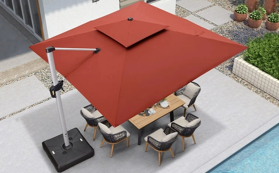 ⚡Clearance Sale☔Solar-powered LED parasol