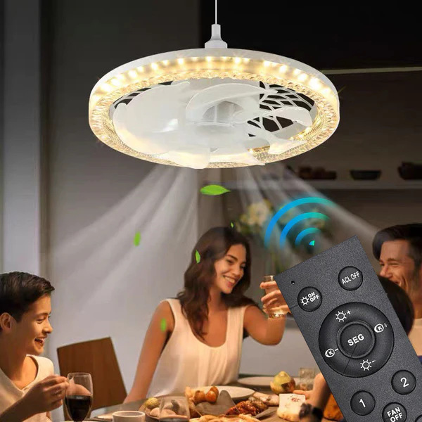 【Buy 1 Get 1 Free】2-in-1 Mute Adjustable Fan Light with Remote Control