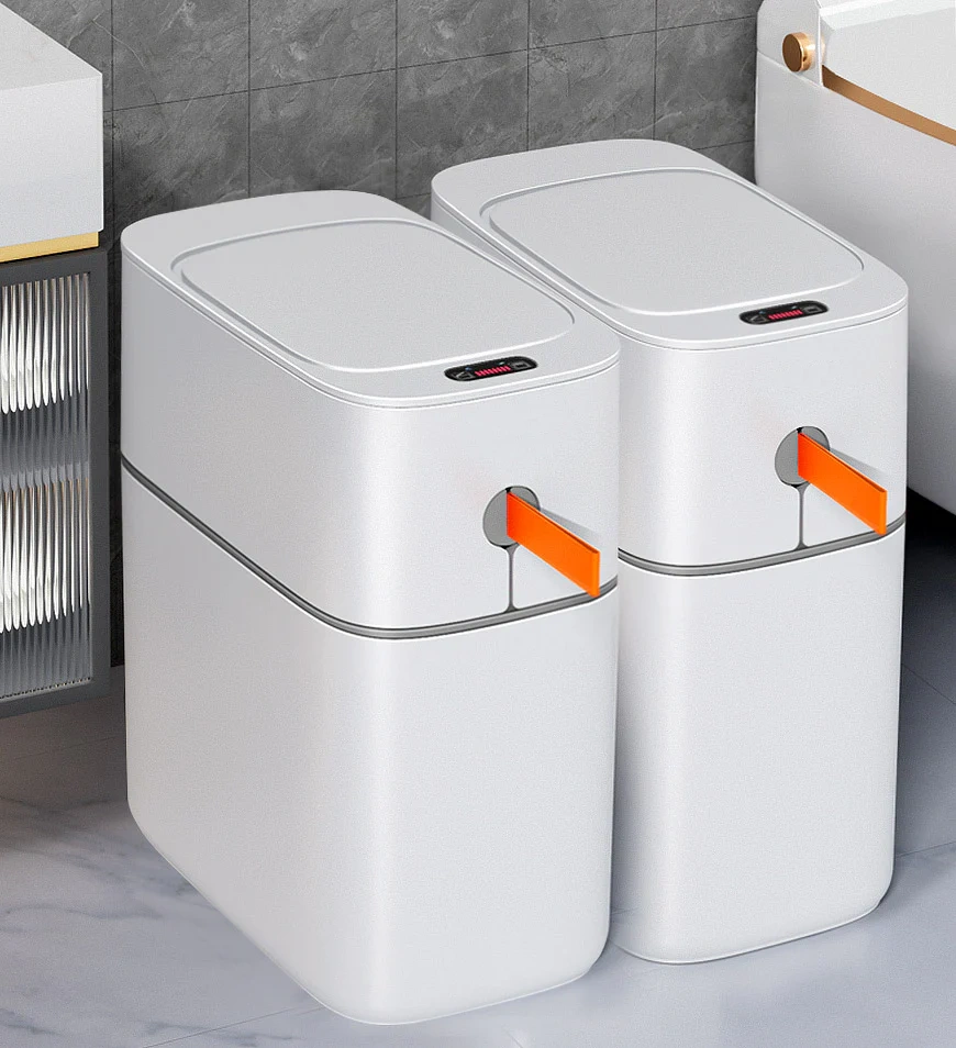 【Buy 1 Get 1 Free】Bathroom Trash Cans with Automatic Lid