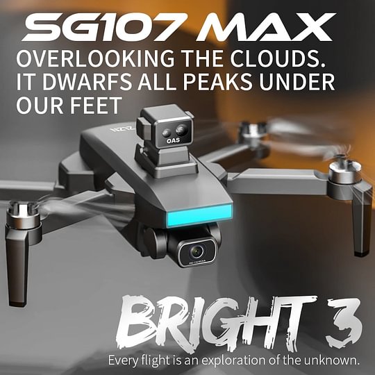 SG107 MAX Drone Professional 4K HD Camera GPS Intelligent Uav 5G WIFI Optical Flow Mode Brushless Motor Mini RC Dron 241g VS L900 Pro SE 1400