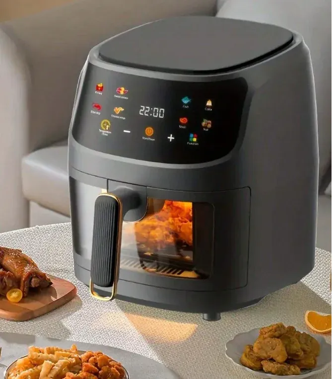 Digital Air Fryer 8 Lts + 6 Silicone Molds