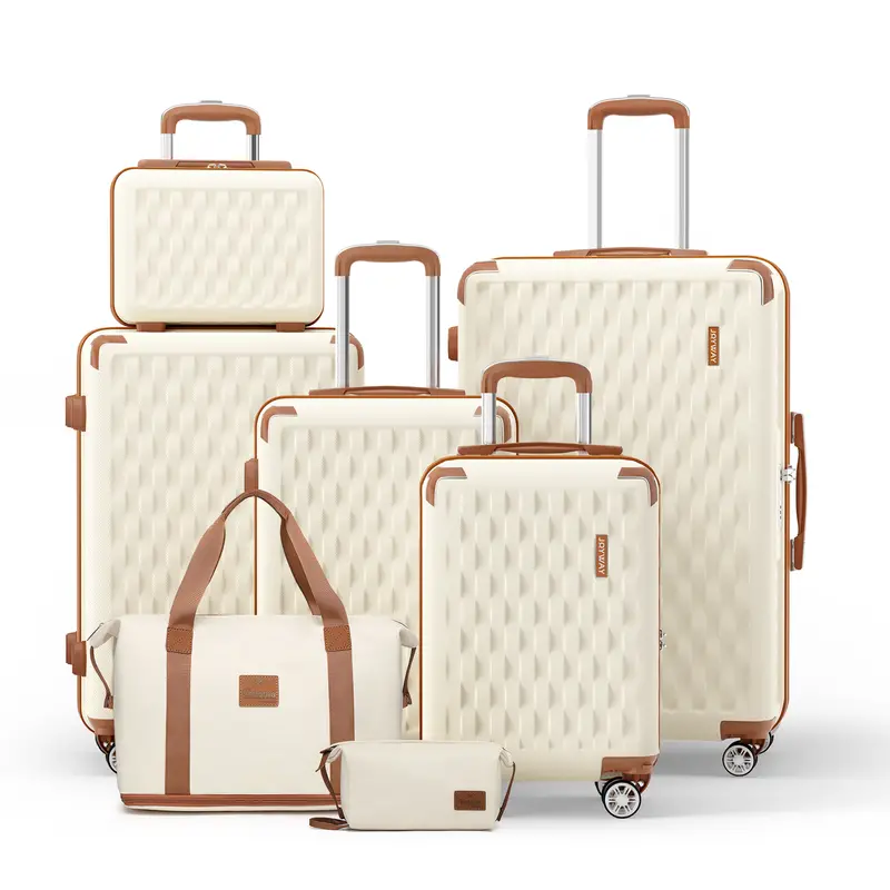 Travel Set 7-Piece Set with Handbag Amenity Bag