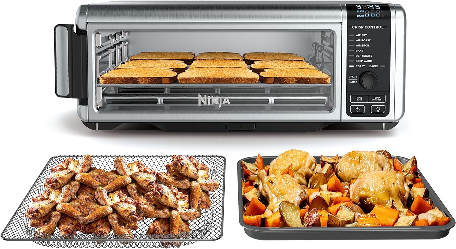 Digital Air Fry Countertop Oven with 8-in-1 Functionality