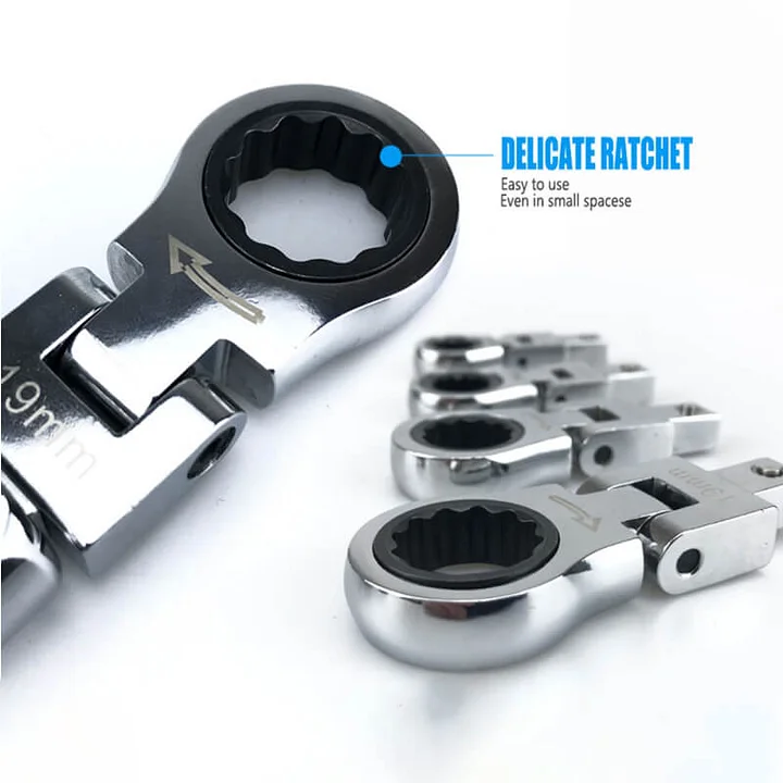 20-piece ratchet wrench with box