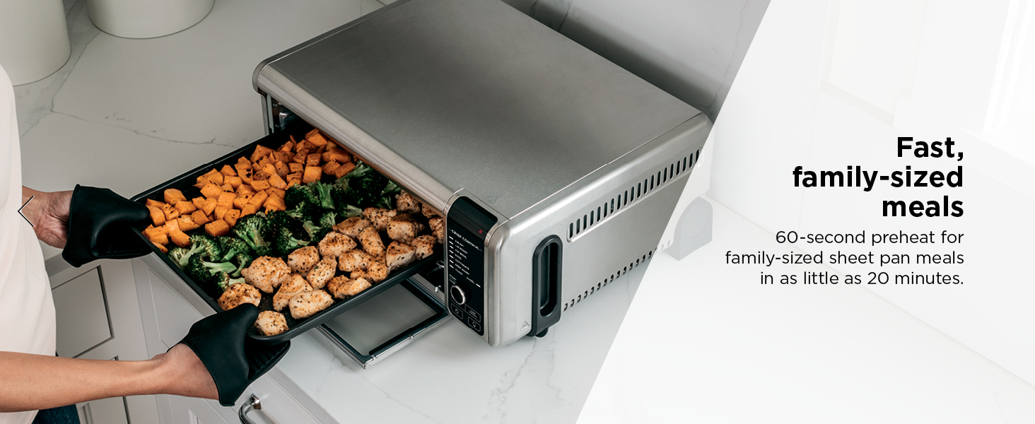 Digital Air Fry Countertop Oven with 8-in-1 Functionality