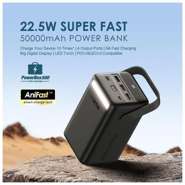 PowerBox 500 50000mAh 22.5W Power Bank