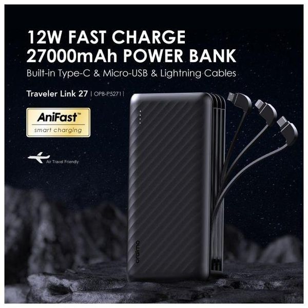 oraimo Traveler Link 27 27000mAh 12W Power Bank