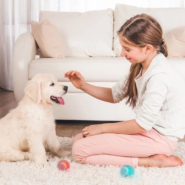 Last Day 49% OFF - Smart Pet Toys Automatic Rolling Ball