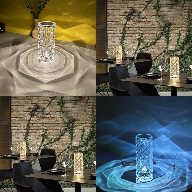 🔥Last Day 70% OFF - Touching Control Rose Crystal Lamp✨