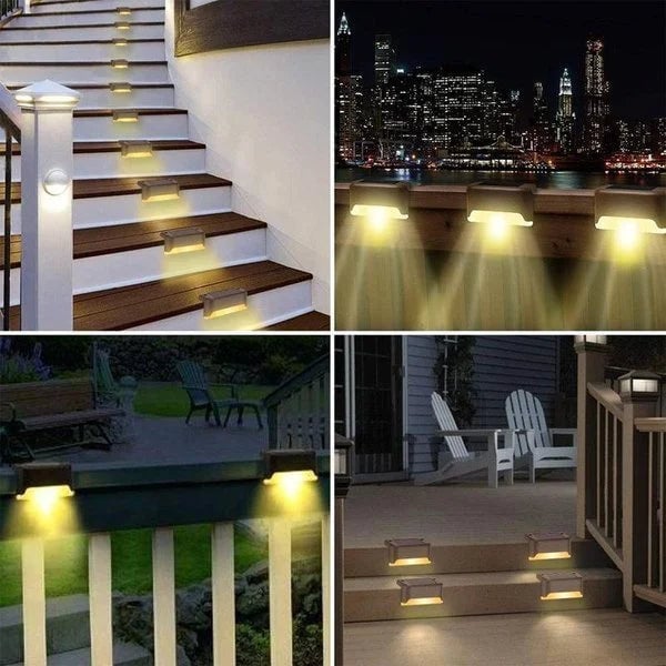 LED Solar Lamp Path Staircase Outdoor Waterproof Wall Light🔥BUY MORE SAVE MORE