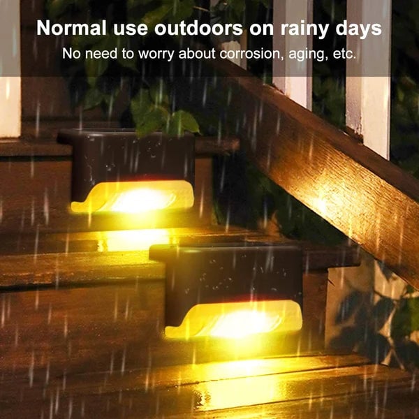 LED Solar Lamp Path Staircase Outdoor Waterproof Wall Light🔥BUY MORE SAVE MORE