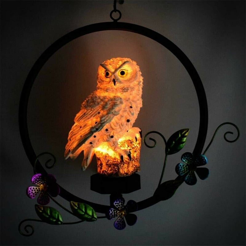 🔥Buy 2 Free Shipping - Solar Owl Wind Chime Lamp Decoration Ornament🦉