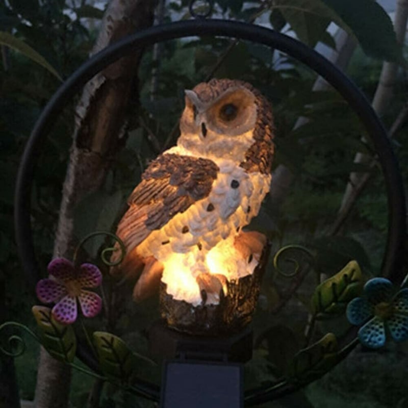 🔥Buy 2 Free Shipping - Solar Owl Wind Chime Lamp Decoration Ornament🦉