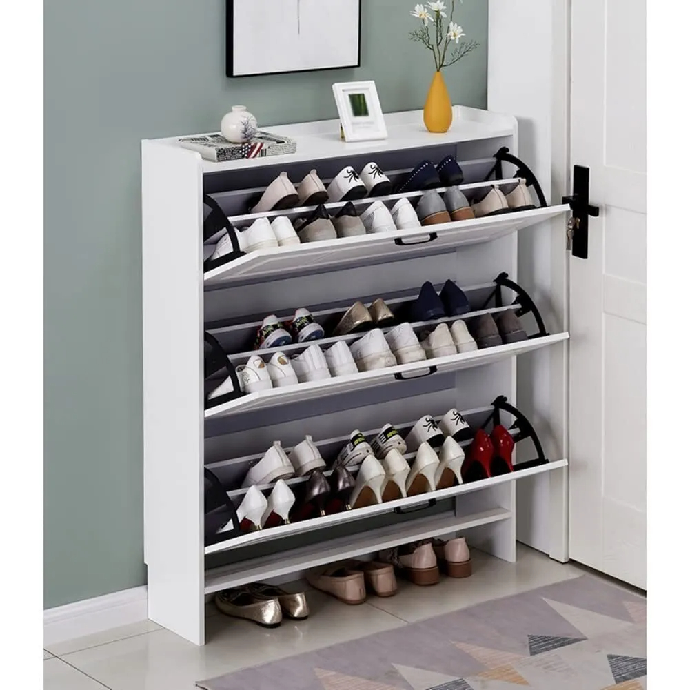 【Stock Sale】Hidden Wall Shoe Cabinet – Hide your shoes in style